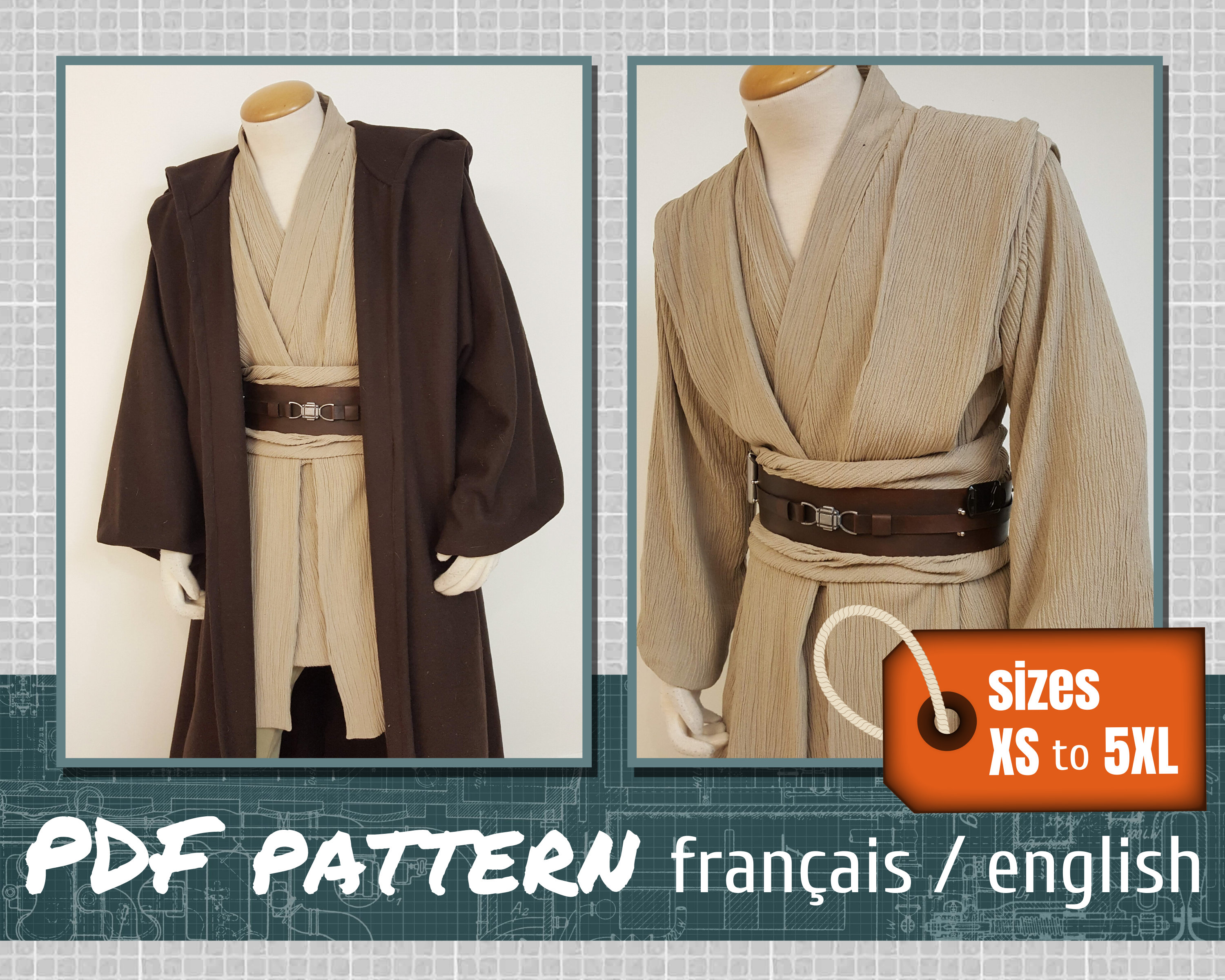 celestial Intrusión mago Jedi Robes - Etsy