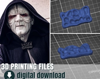 3D-Druckdatei, Palpatine-Pin-STL-Datei