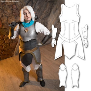 Cleric Robe Pattern Sewing + Crafting Pattern, Cleric Armor, Downloadable PDF File, FR+EN ...