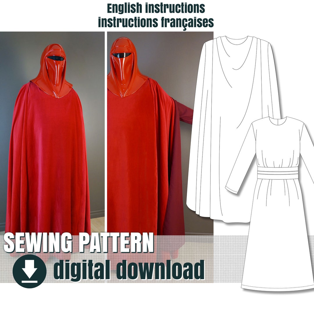 Sewing Pattern, Imperial Guard Costume, Downloadable PDF File FR EN - Etsy