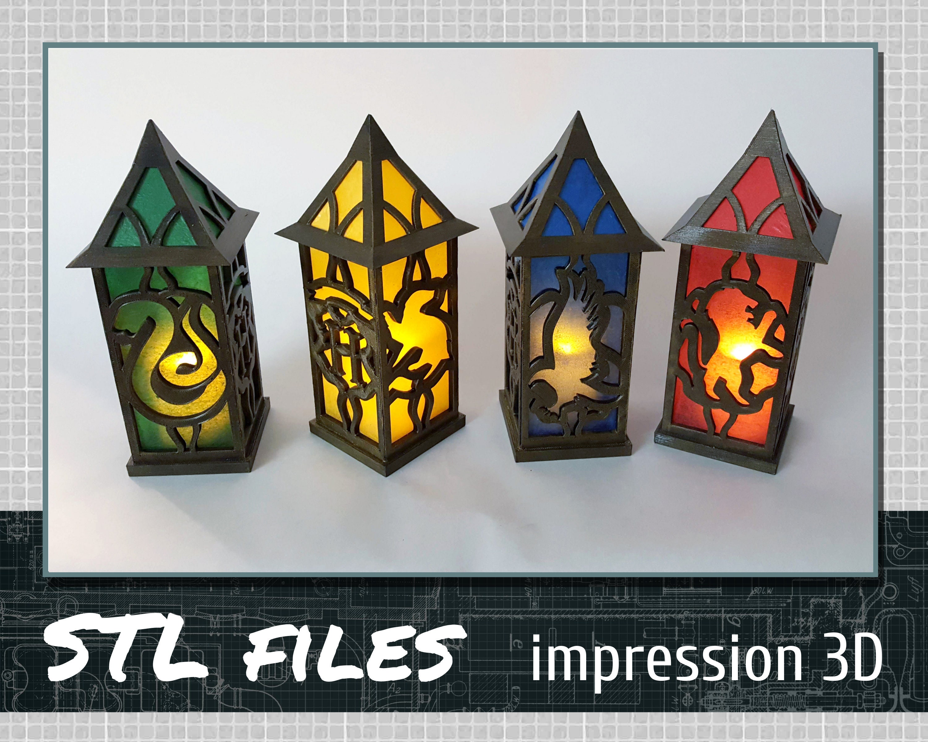3D Printing Files Decorative Lantern Inspired by Hogwarts - Etsy