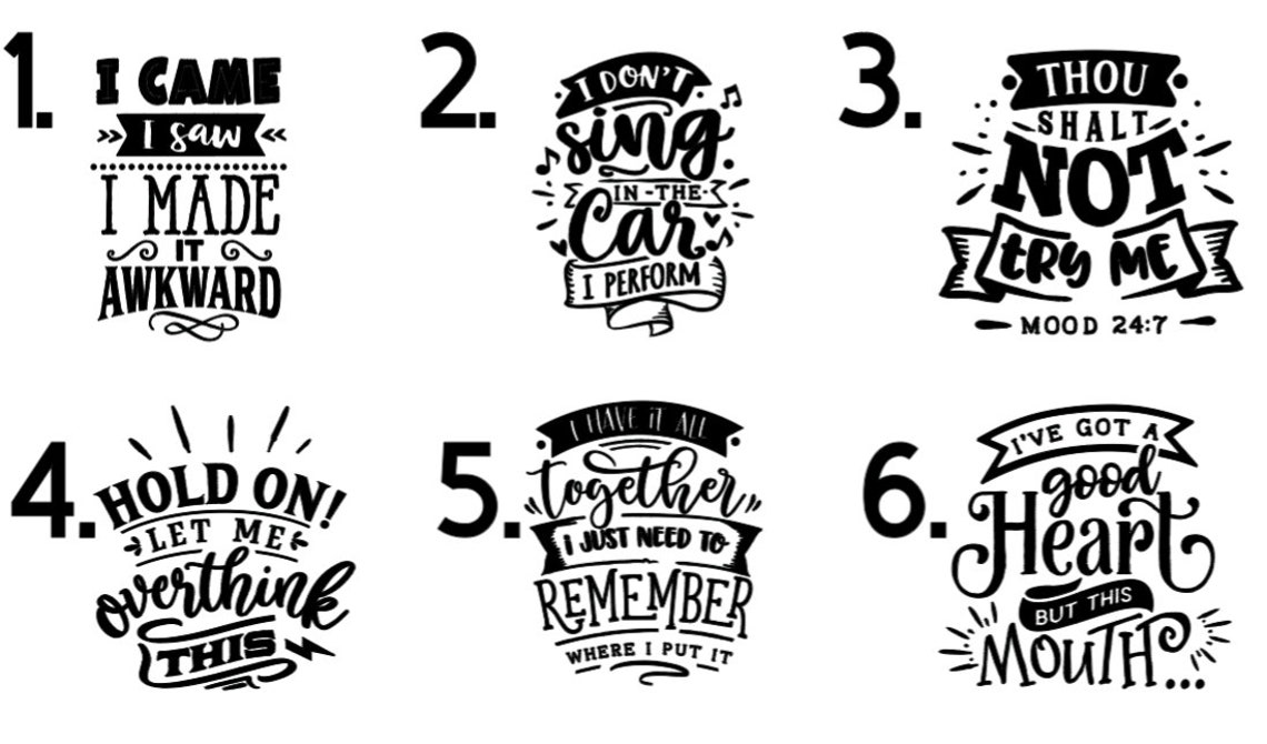 Funny Vinyl Decals Etsy