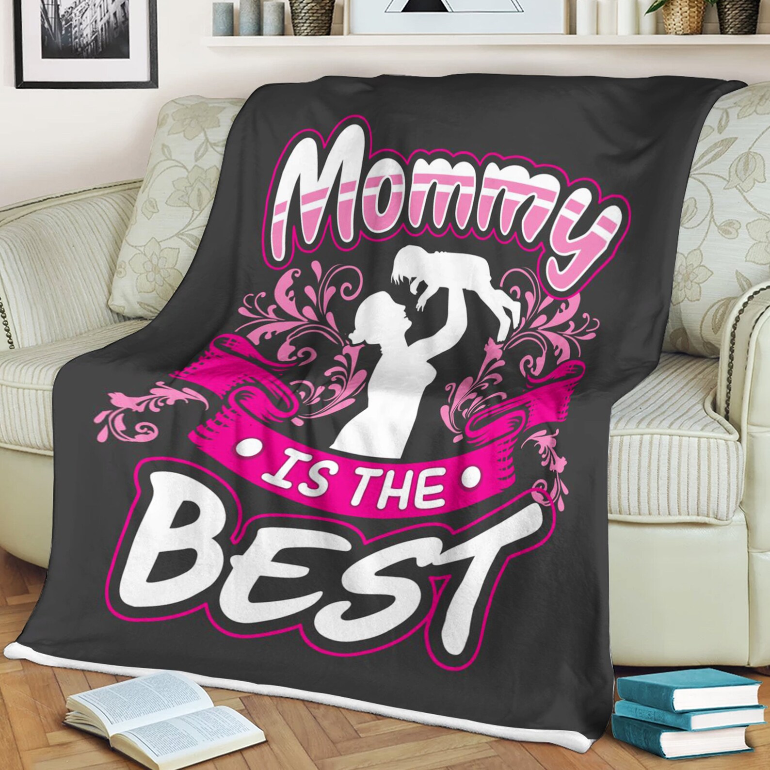 Personalized Mommy Is The Best Blanket Mother's Day Gift Etsy