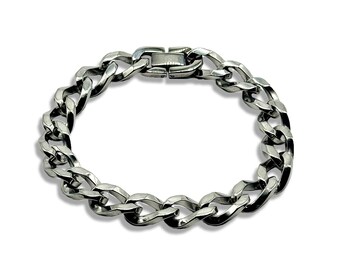 Twisted Chain Link Bracelet for Men