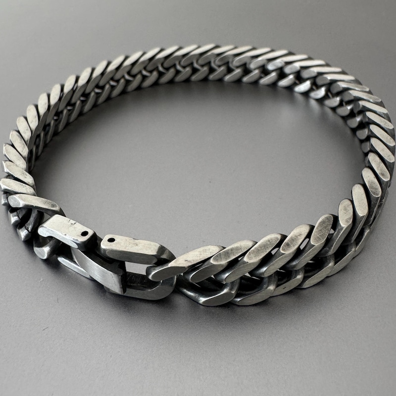 Bracelet acier inoxydable - Jonc métal original Argent, or, noir