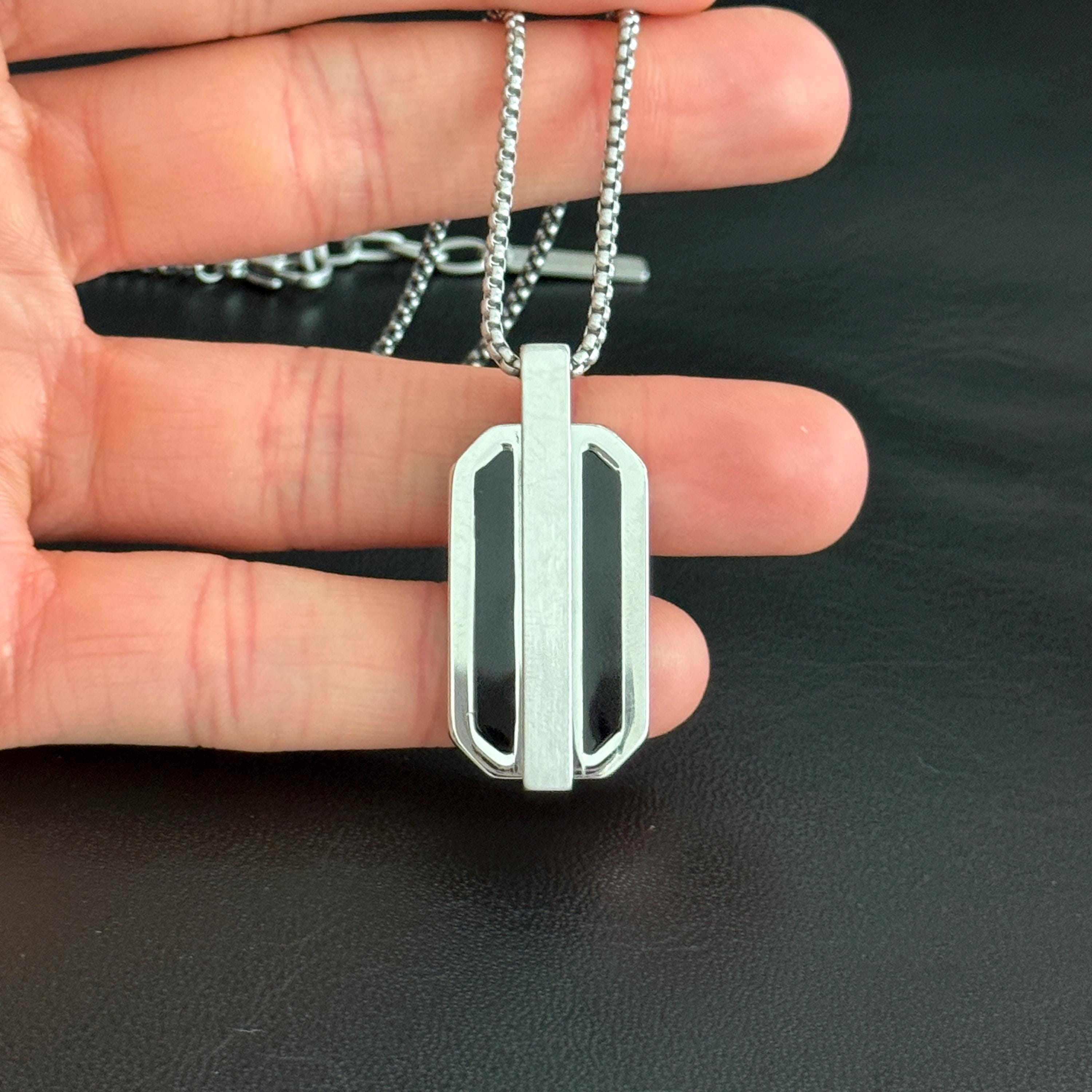 幾何学的なペンダントネックレス - Etsy 日本