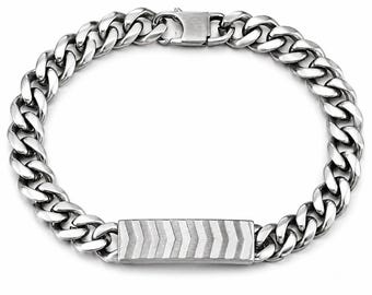 Stainless Steel Bracelet | Minimalist Everyday Jewelry | Unisex Silver Bracelet