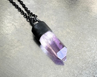 Talisman Crystal Pendant Necklace on 925 Sterling Silver base