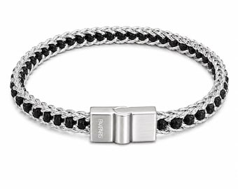Silver Stainless Steel Bracelet for Men