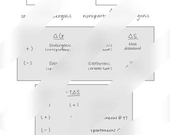 Aide-mémoire Gibbs Free Energy
