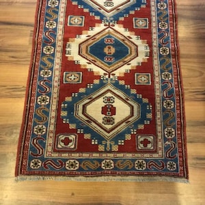 Oriental Rug, Vintage Rug, Oushak Rug, Handmade Rug, Turkish Rug, Living Room Rug, Hand Knotted Rug, Handwoven Rug, Traditional Rug