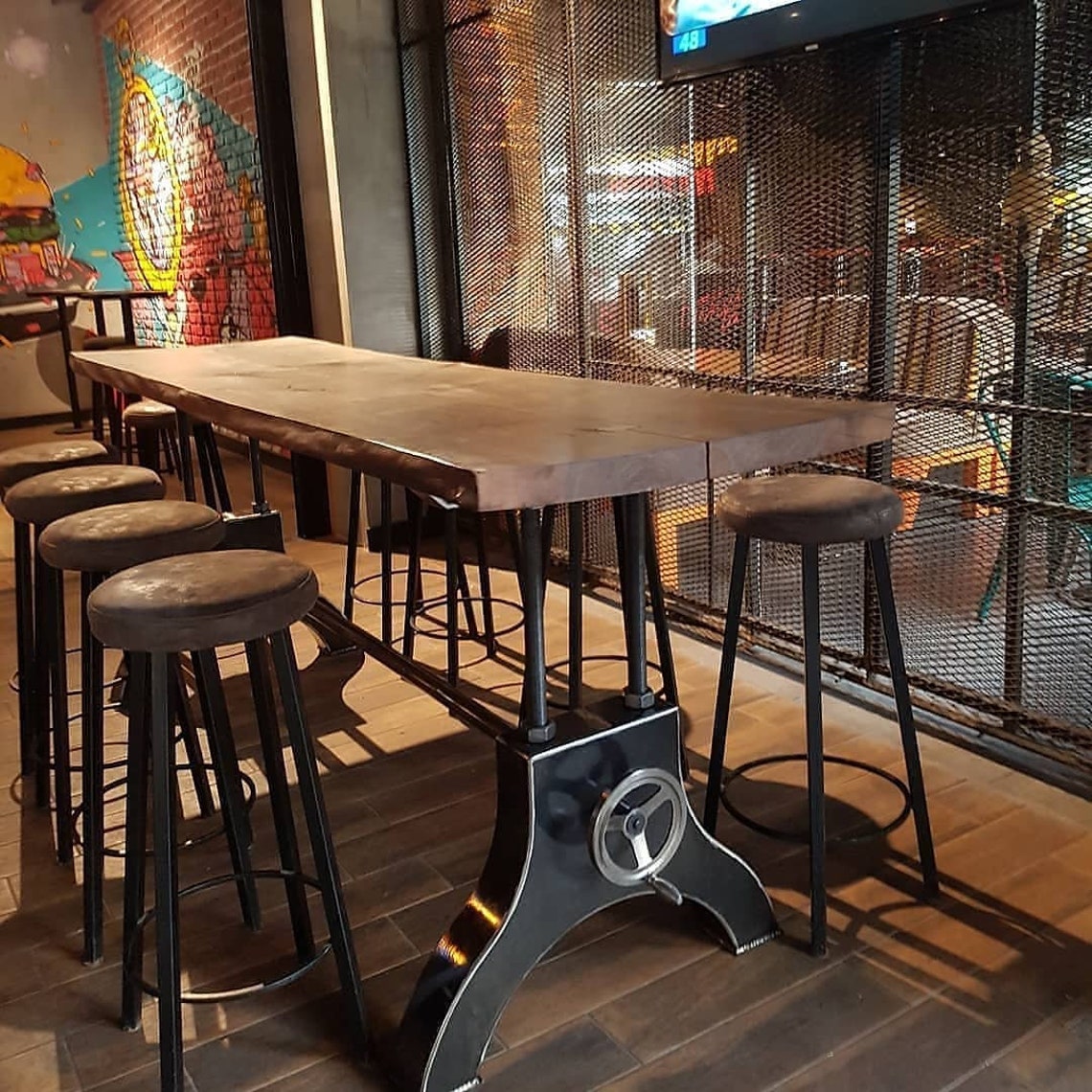 Dining C Table Base Industrial Table Base Table Base Office | Etsy