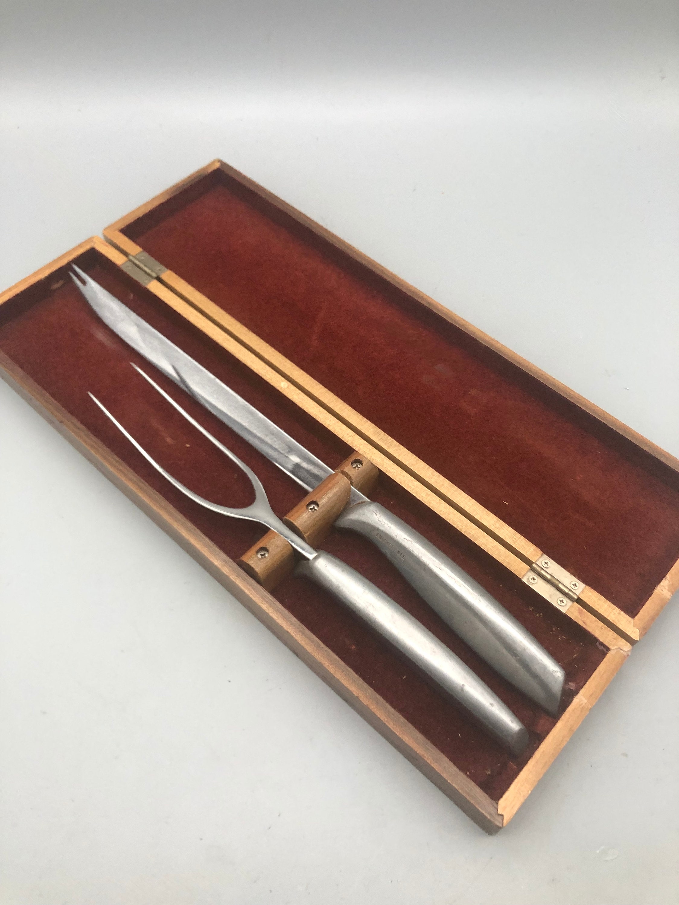Vintage Gerber Cutlery Carving Set. Etsy