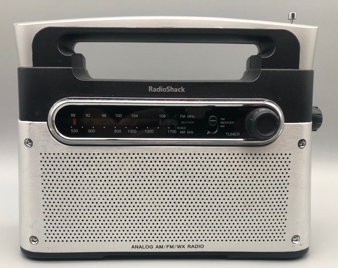 Vintage Stereo Shack Portable Am/fm Radio. - Etsy