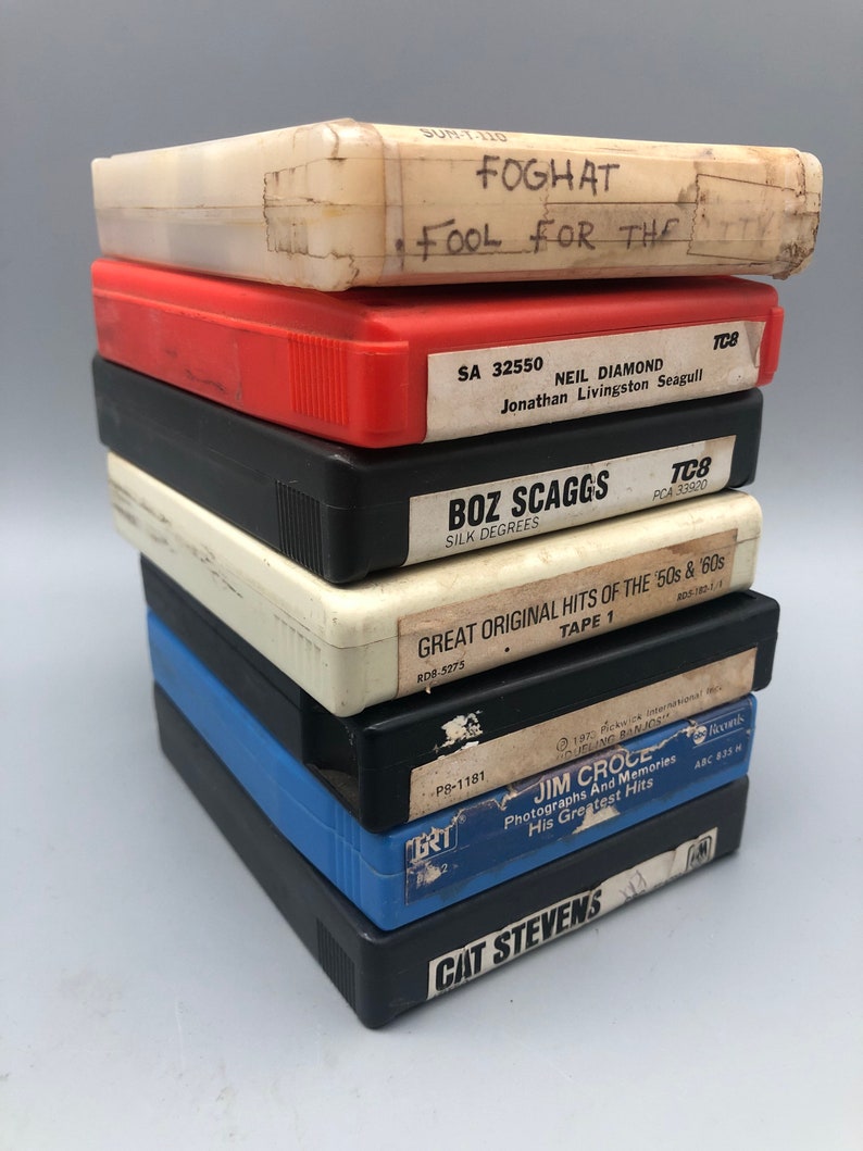 Vintage Assorted 8track Tapes / Cassettes. Etsy