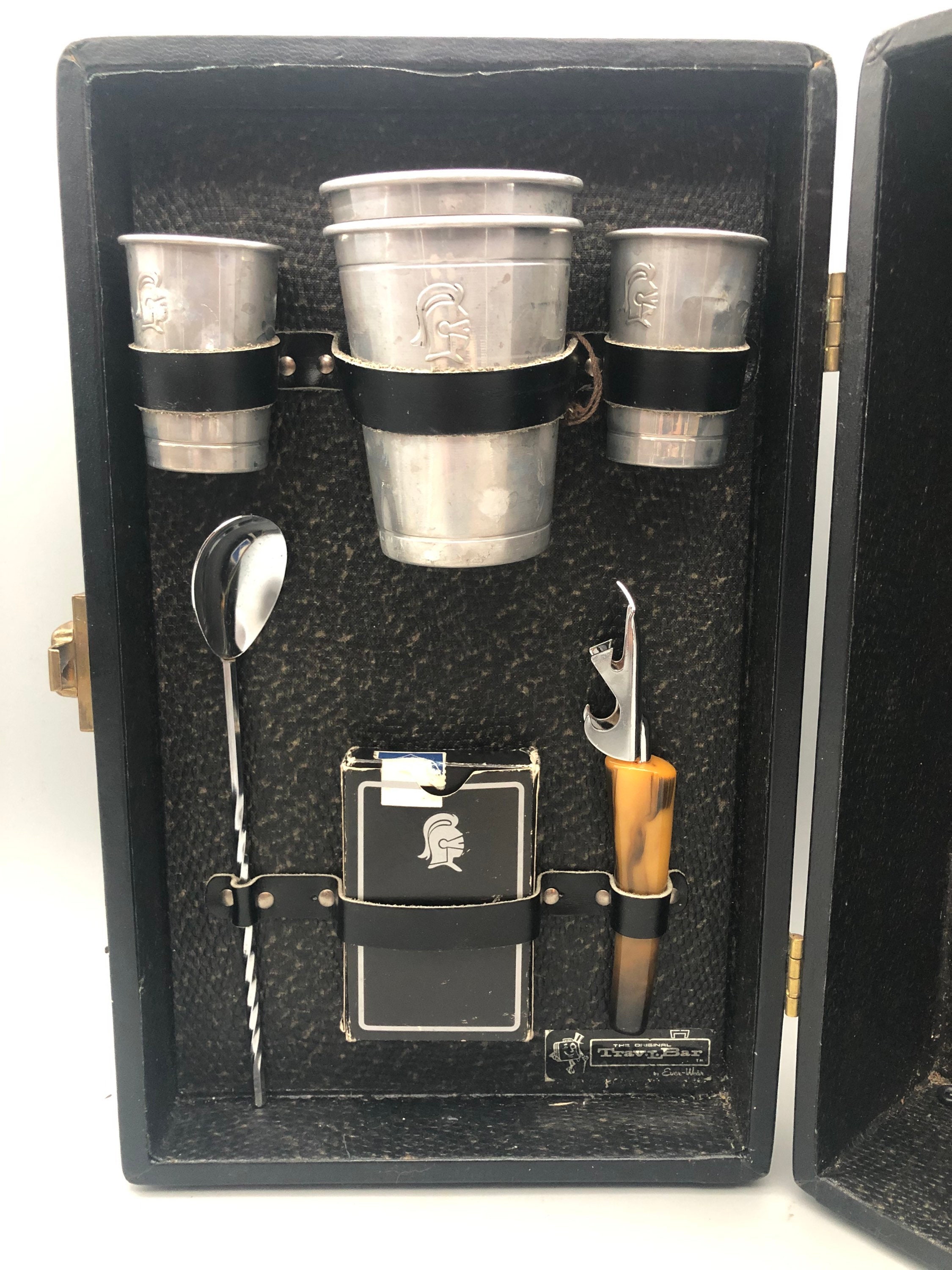 Vintage Trav-l-bar Portable Bar Set by Ever-wear. - Etsy