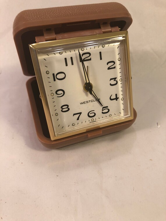 Vintage Westclox Travel Alarm Clock Israel Vintage Westclox Travel Alarm Clock, How To Open A Westclox Alarm Clock Radio Station