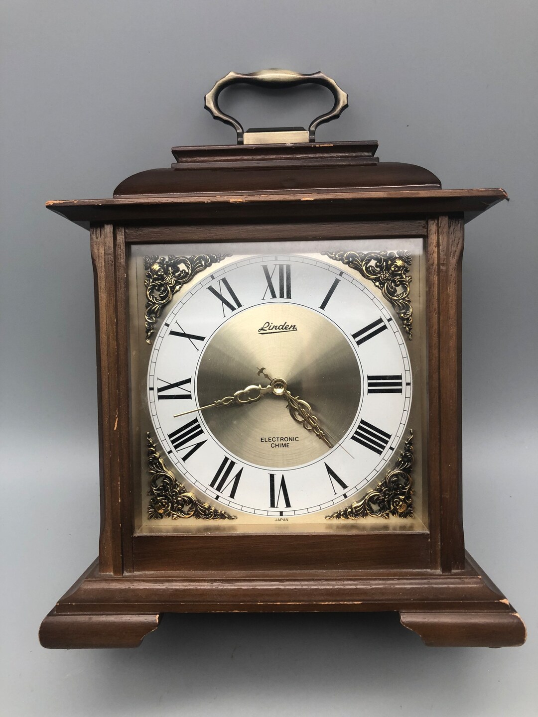 Vintage Linden Electronic Chime Mantle Clock. Etsy