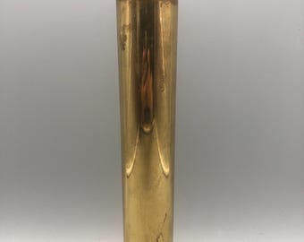 Vintage Solid Brass Kaleidoscope – Handcrafted Optical Toy with Rotating Chamber – Antique Style Steampunk Decor – Unique Gift
