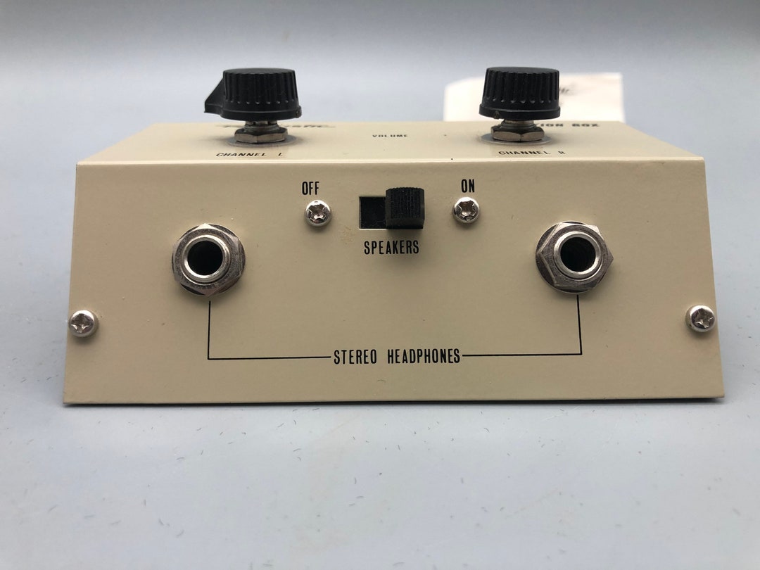 Vintage Reslistic Stereo Headphone Junction Box. No. 331010. Etsy