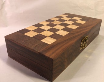 Details about   Chess Metal Chess Metal Chess Pieces Wooden Folding Chessboard Alloy Board S4O7