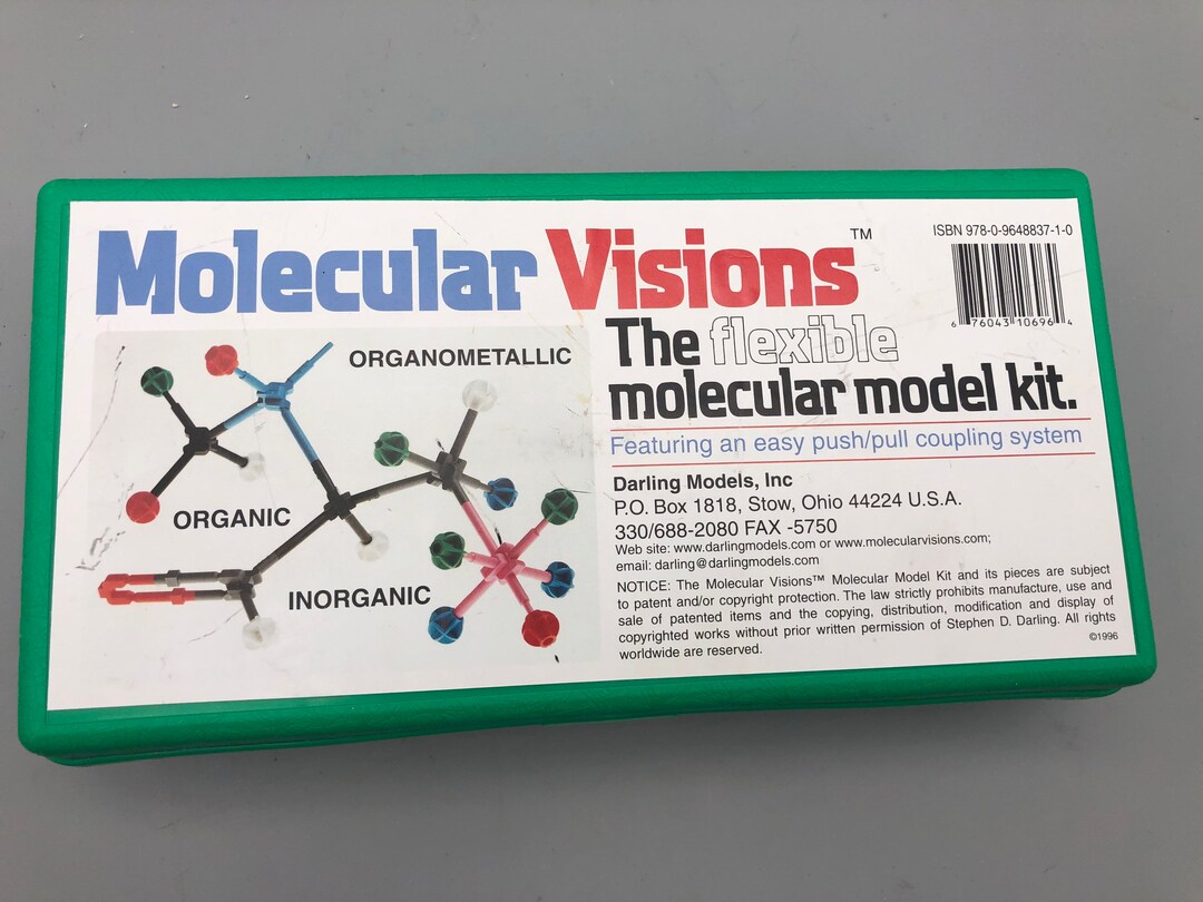 Vintage Molecular Visions Flexible Molecular Model Kit. Etsy