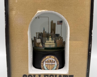 Vintage University of Washington Musical Snow Globe Three Jays Collegiate Waterglobe