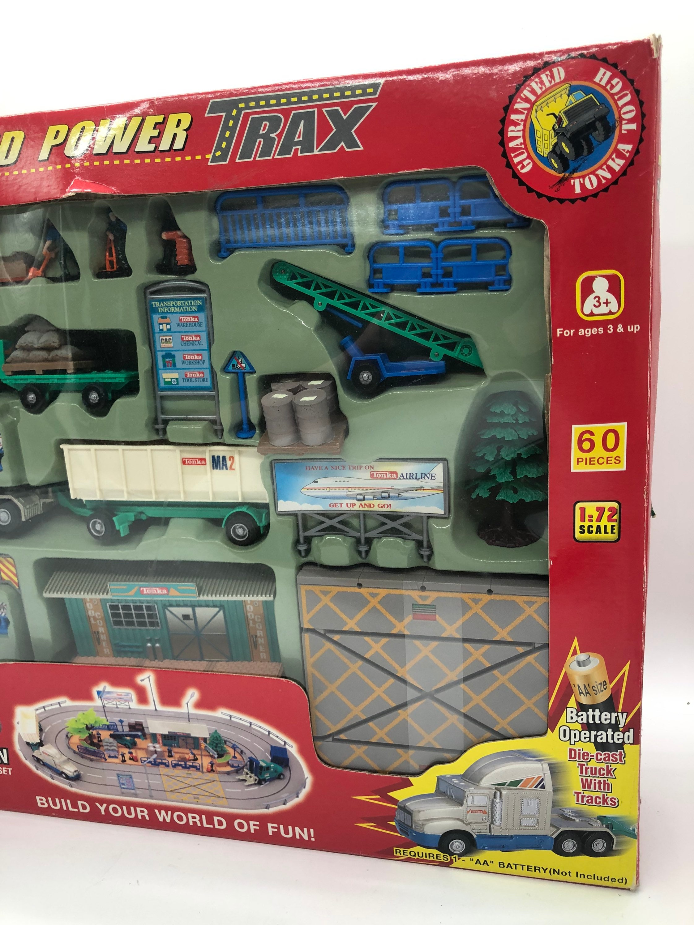 Vintage Tonka Motorized Power Trax Transportation Play Set. - Etsy display picture 1