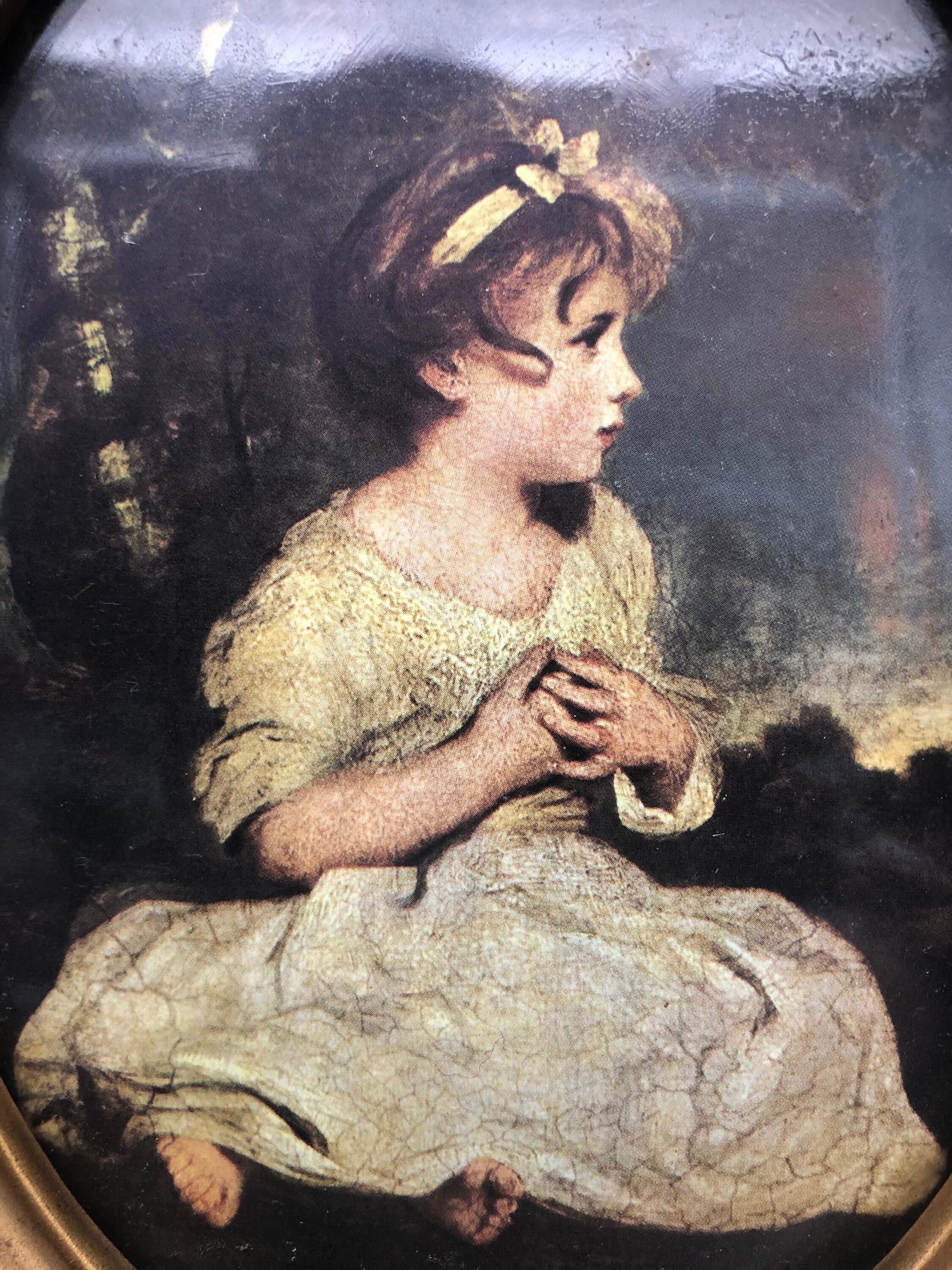 Vintage Age of Innocence Print in Ornate Frame. - Etsy