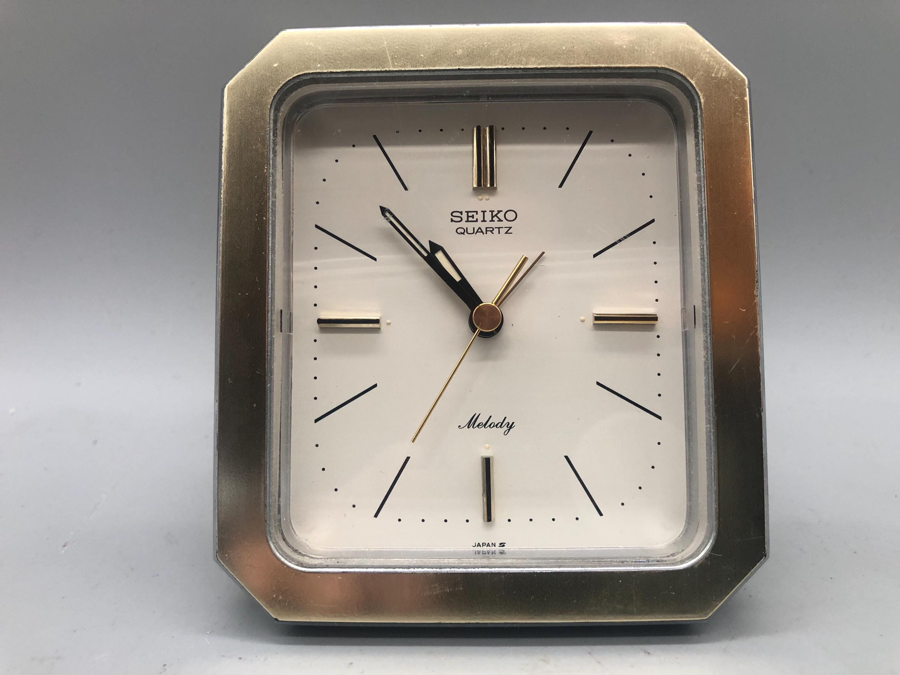 Seiko Quartz Alarm Clock - Etsy