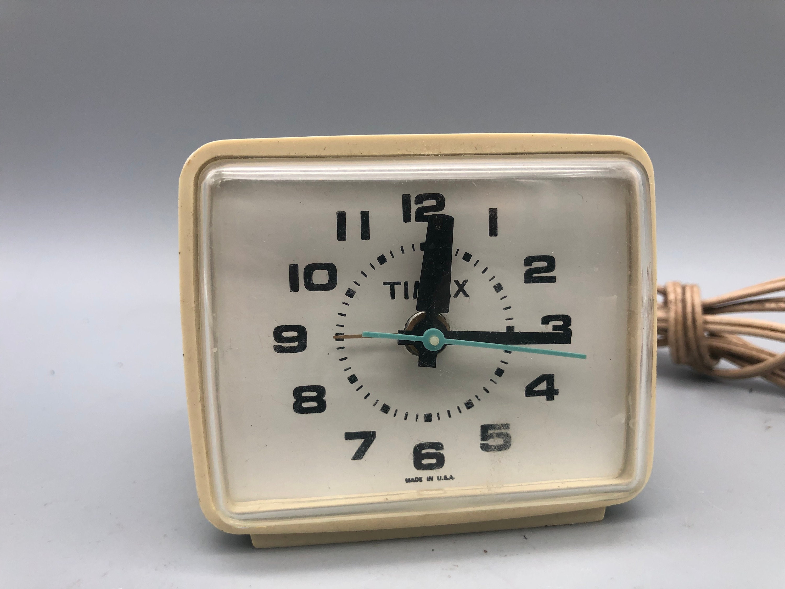 Disney Stitch Alarm Clock Rare height 10cm Working From Japan