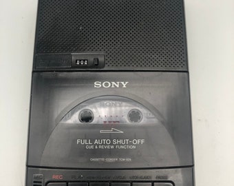 Vintage Sony cassette recorder model tcm-929.