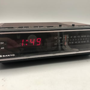 Sanyo Alarm Clock - Etsy