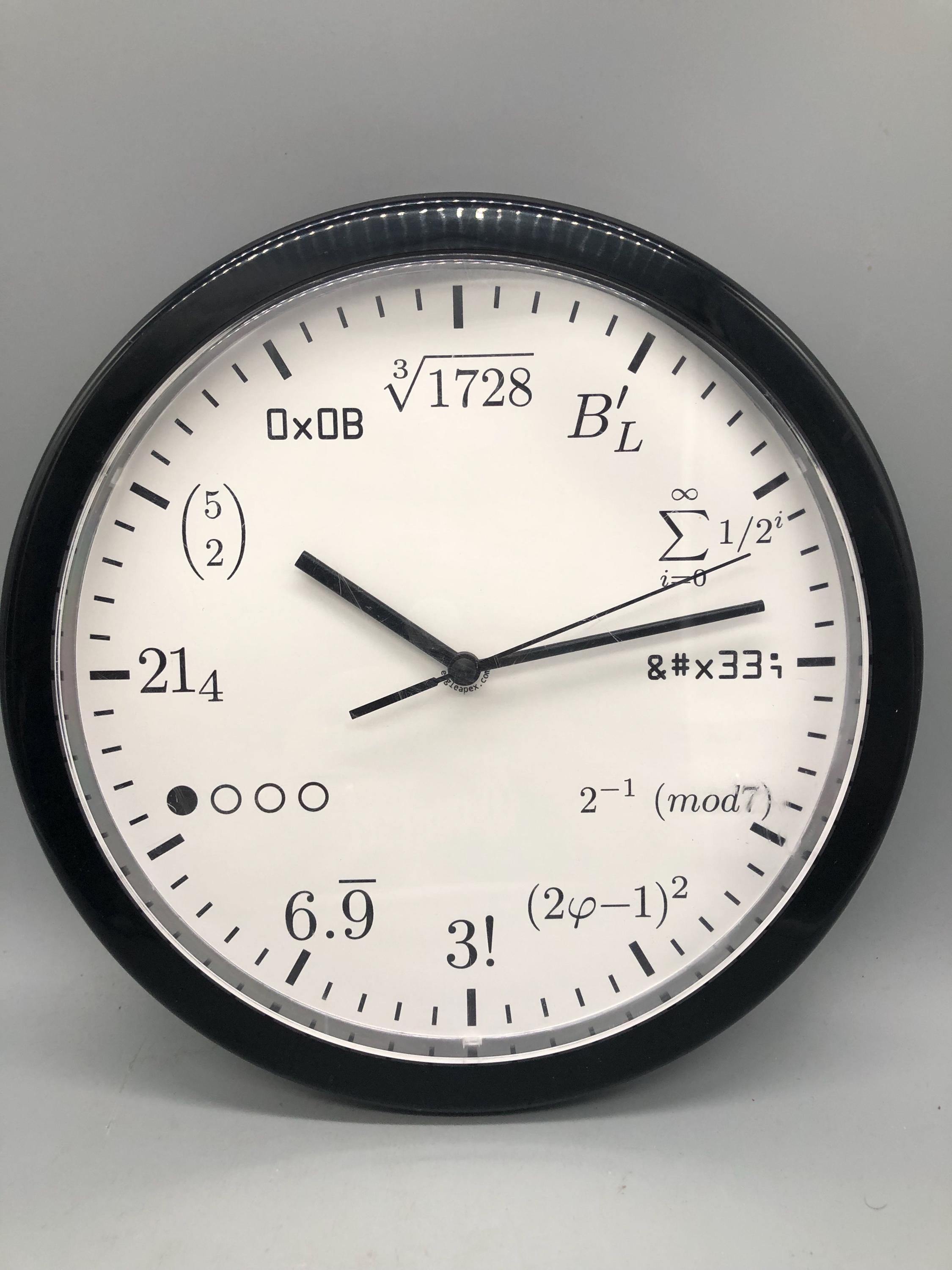 Vintage geek wall clock.
