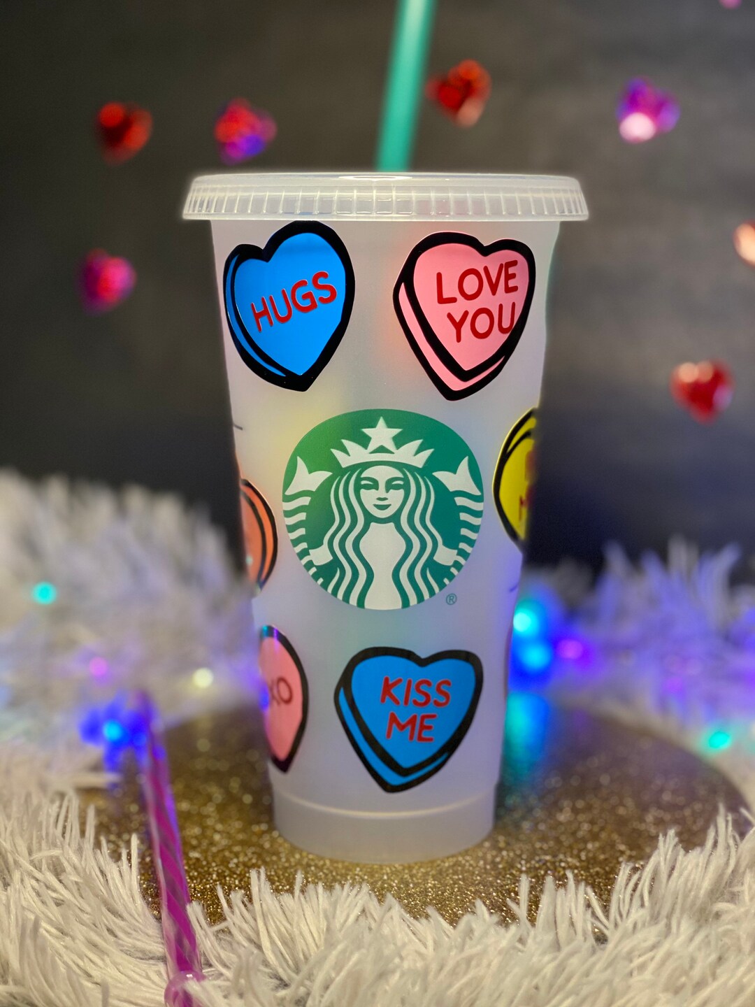 Valentines Day Starbucks Cup Etsy