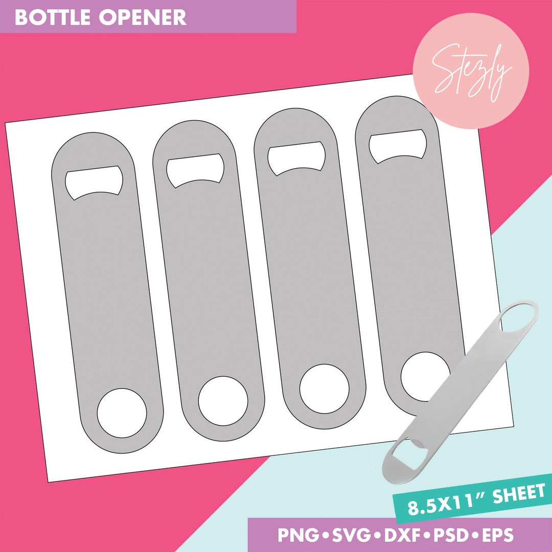 Bottle Opener Template, Sublimation Template, Ms Word, PSD, PNG, SVG Bottle Opener Template, Sublimation Template, Ms Word, PSD, PNG, SVG