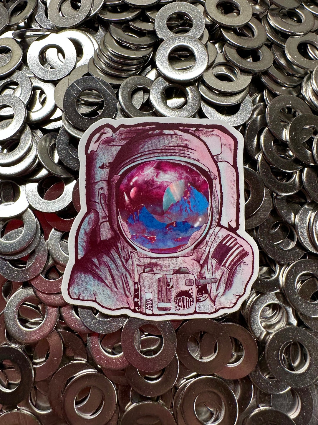 Zenith Astronaut Vinyl Sticker - Etsy