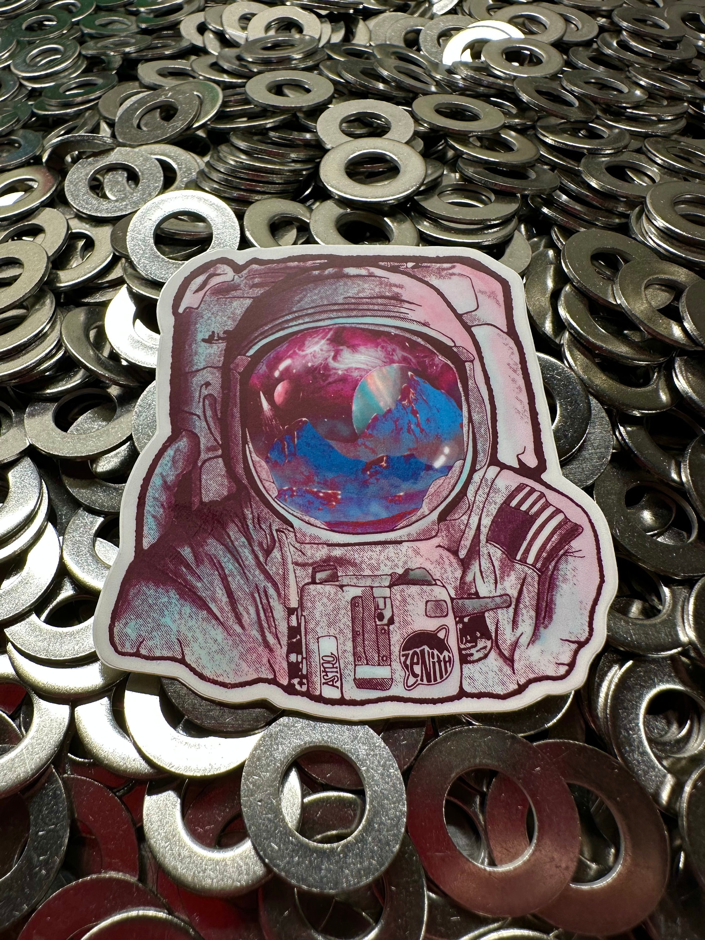 Zenith Astronaut Vinyl Sticker - Etsy