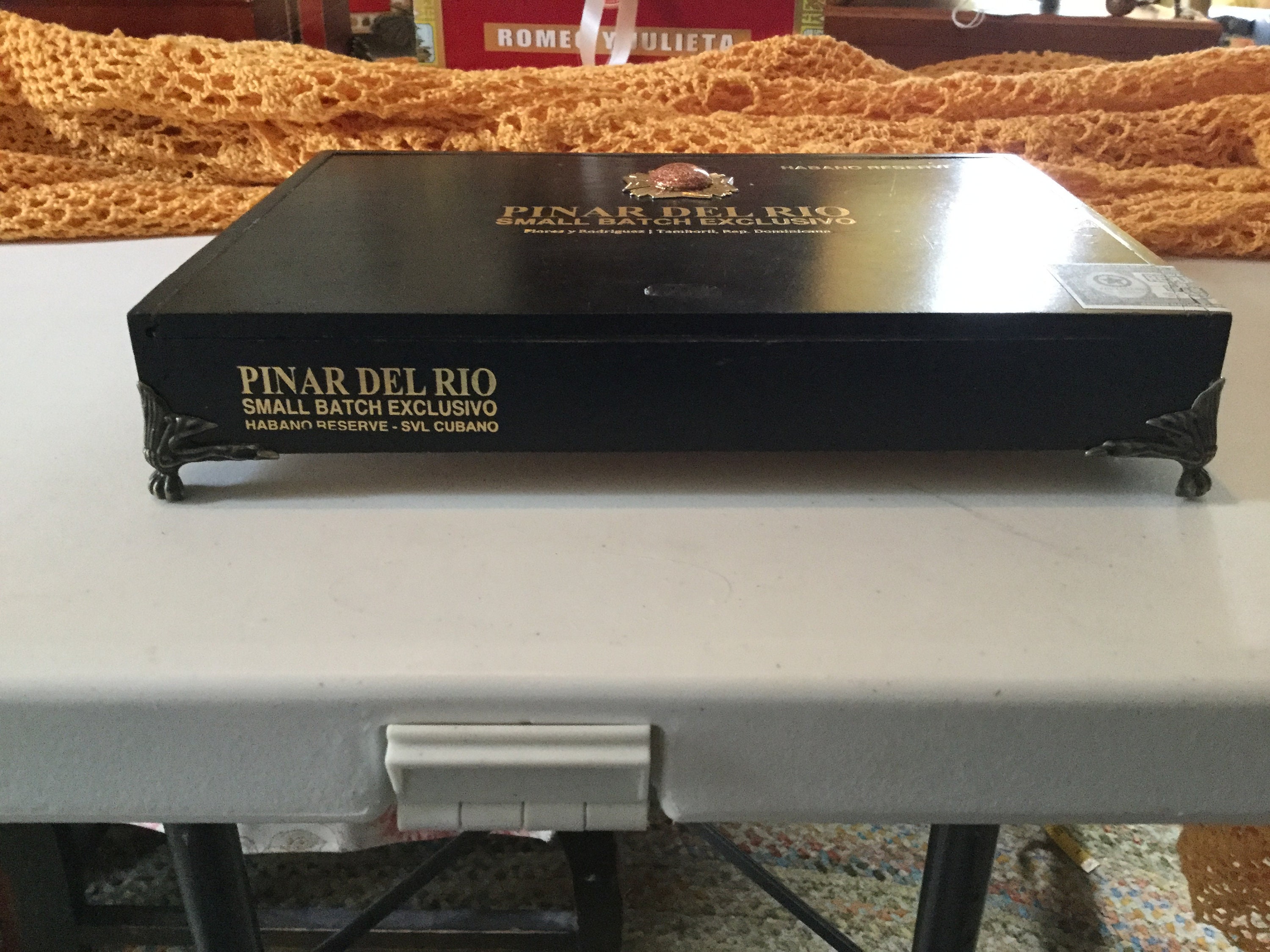 Black cigar box Etsy