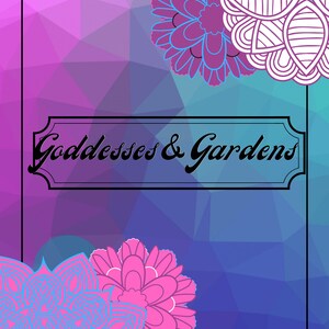 Adult Coloring Book, Digital print, Women, Flowers, Abstract, Butterflies, Garden, INSTANT DOWNLOAD