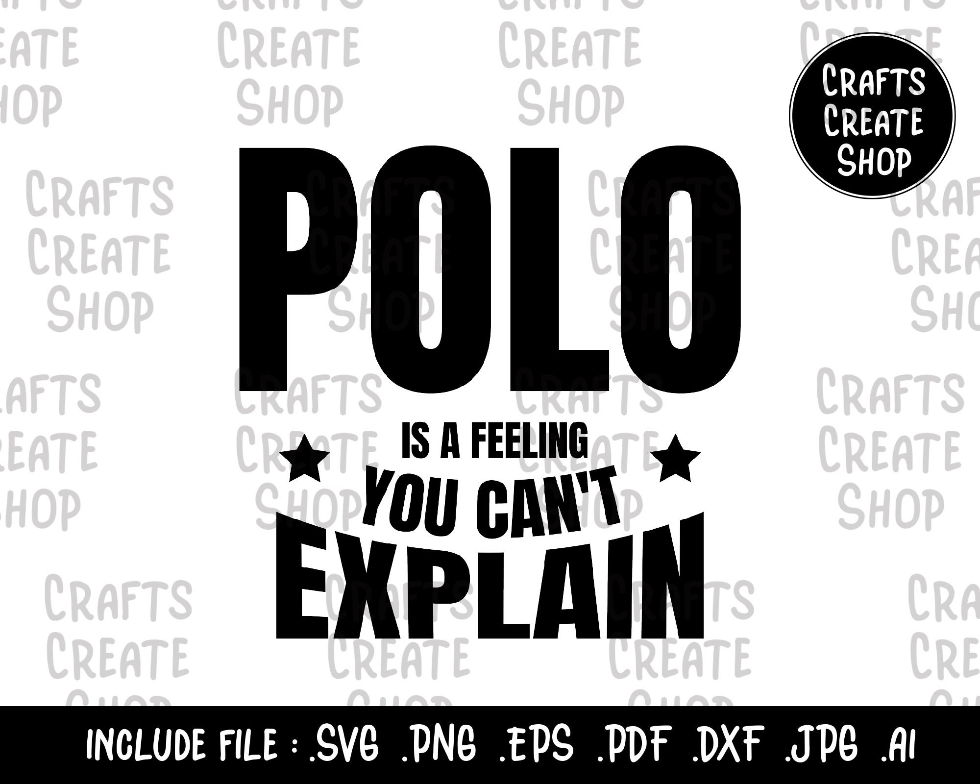 Polo is a feeling You can't Explain Polo Feeling Best Etsy