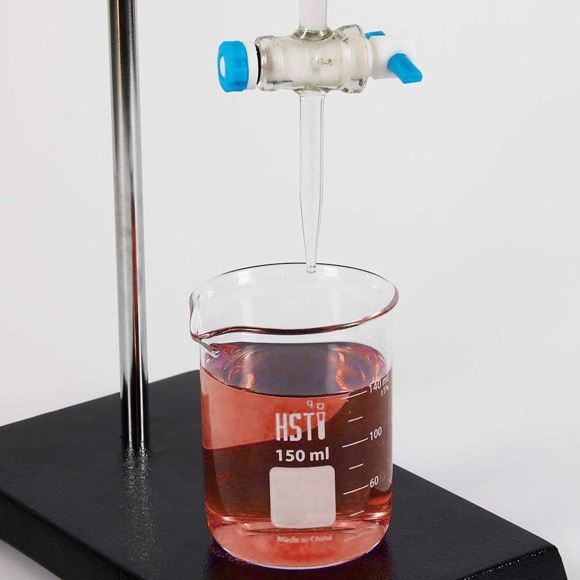 Titration Equipment Set Complete Single Buret Burete Assembly With 100