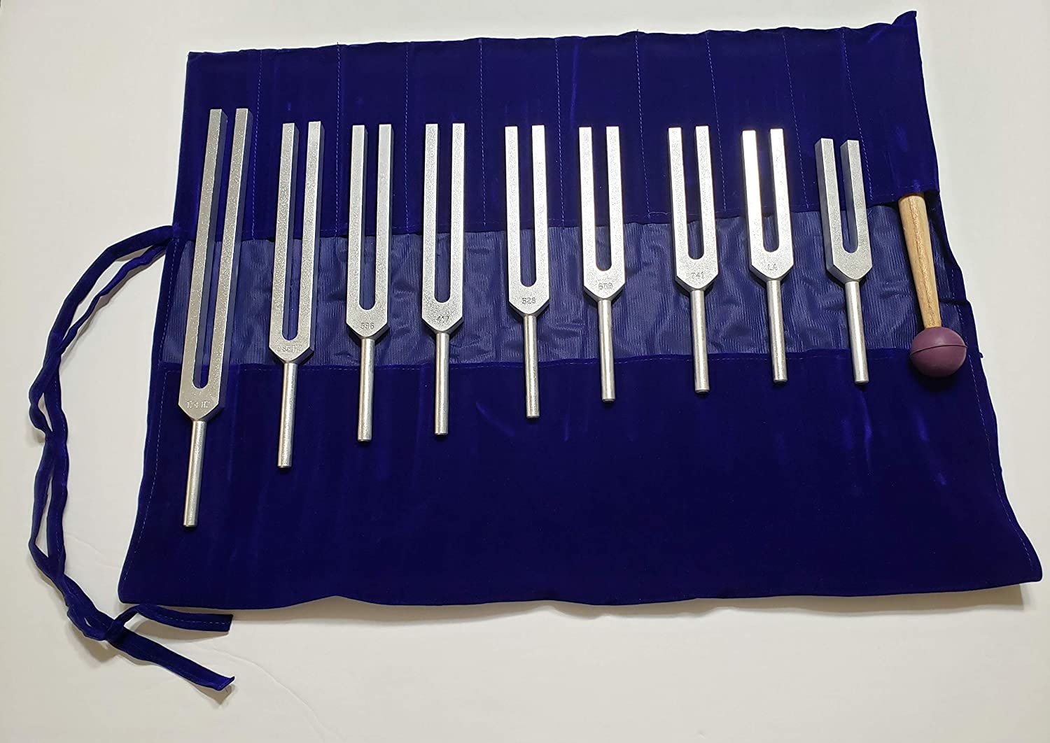 Solfeggio Tuning Forks Set of 9 for Healing DNA Repair Blessings