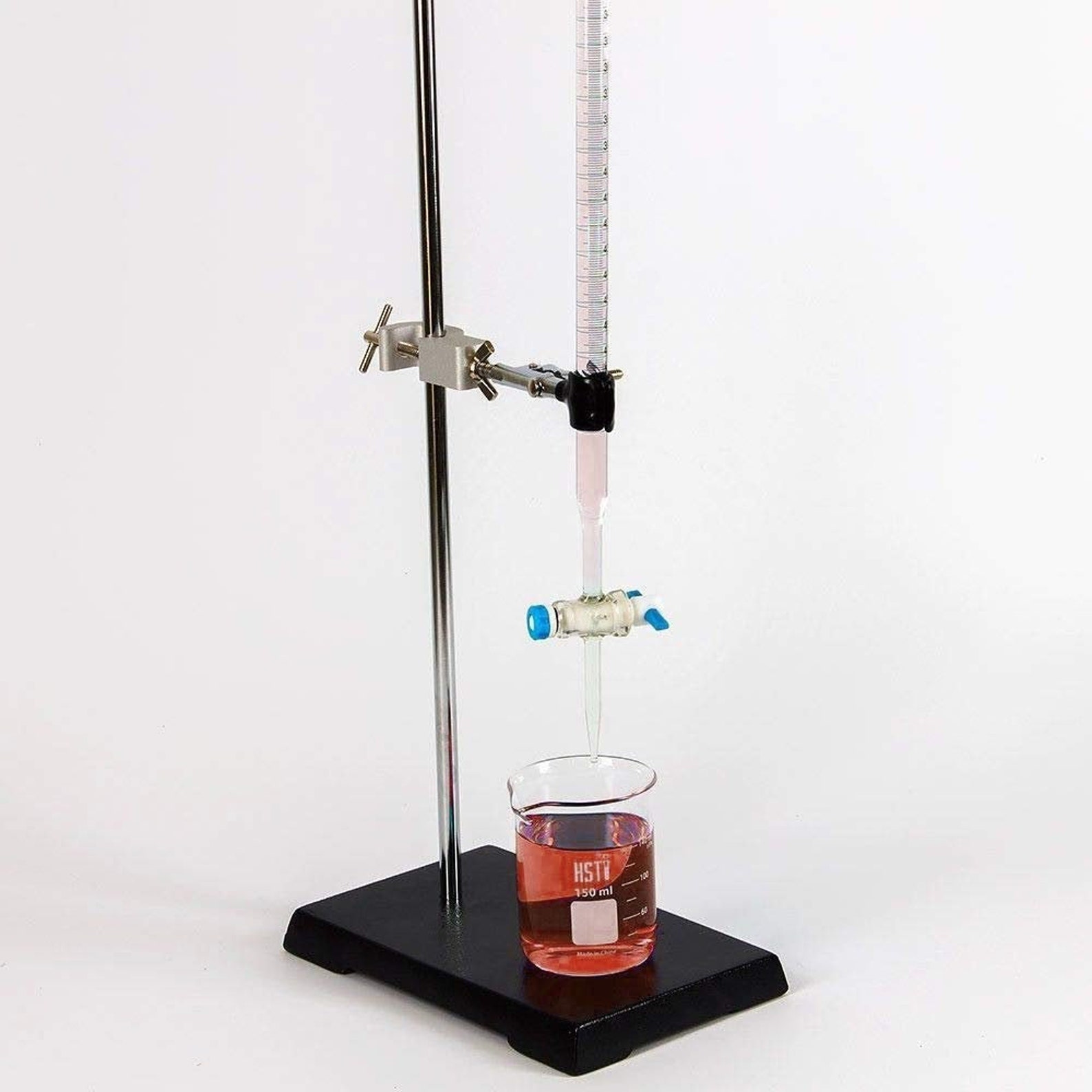 Titration Equipment Set Complete Single Buret Burete Assembly With 100
