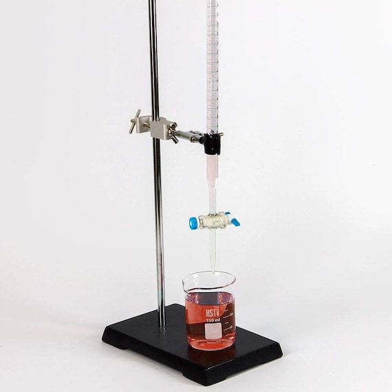 Titration Equipment Set Complete Single Buret Burete Assembly Etsy UK