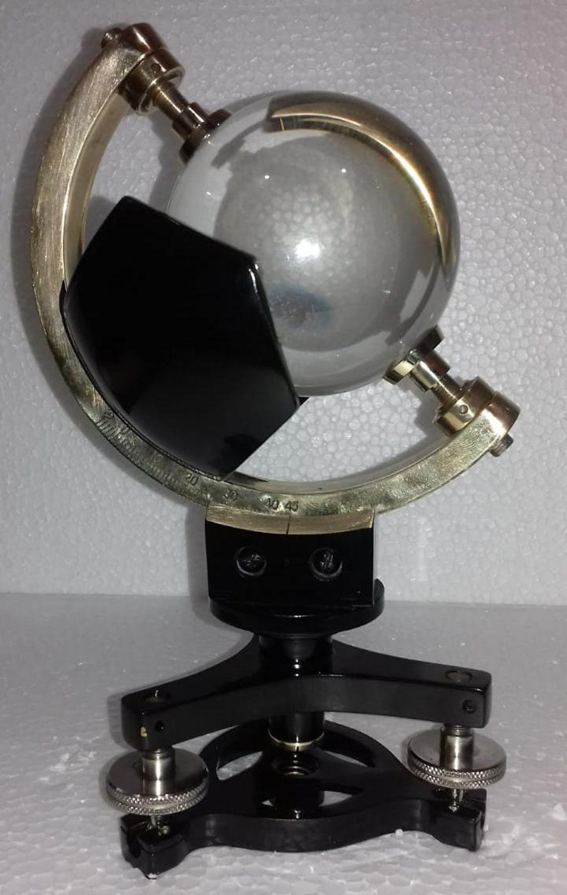 Weather Sunshine Recorder Record Sun Rays Directly On Strip Etsy