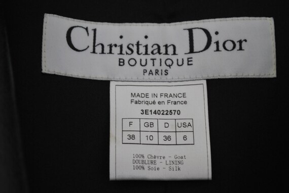 VINTAGE  CHRISTIAN DIOR Paris Boutique Jacket - image 3