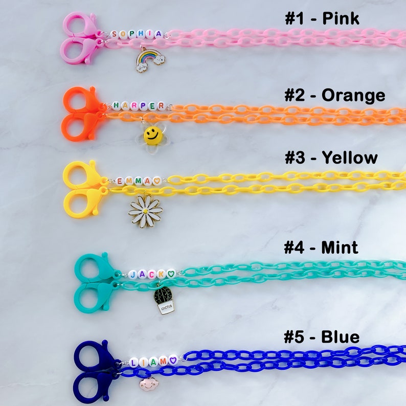Personalized Face Mask Holder for Kids Mask Lanyard for Back to School