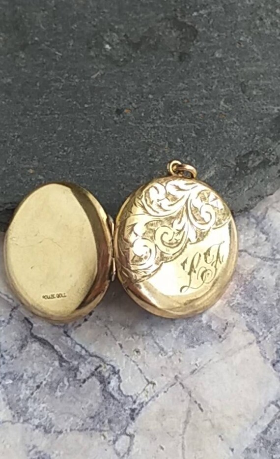 Antique Rolled Gold LocketAntique Gold Locket Gold | Etsy