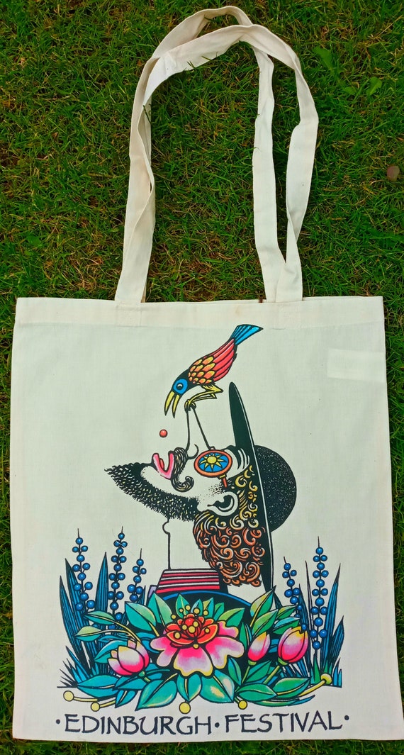 Its University of Edinburghs open day today! Here are the tote bags I  designed to be given out to prospective students.. Youll see lots of t… |  Tote bag, Bags, Tote